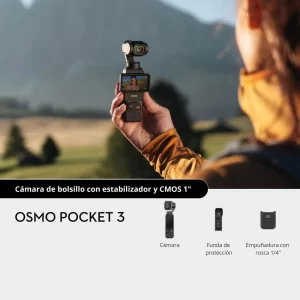 Osmo Pocket 3: Estabilización portátil para capturar momentos en movimiento.