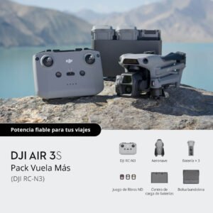 DJI Air 3s Combo control remoto sin pantalla