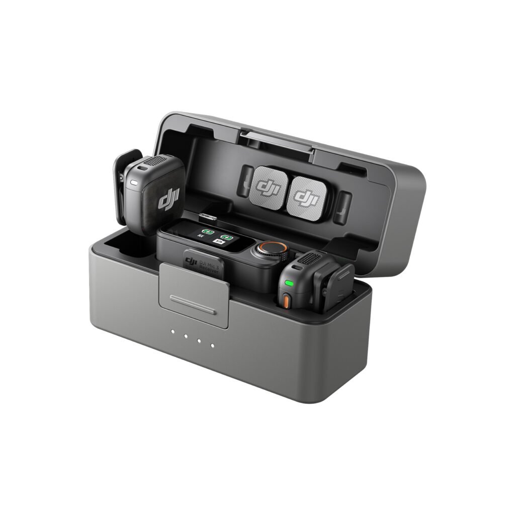 DJI MIC（マイク） 3 DJI Mic 3 (2 TX + 1 RX + estuche de carga) - Dronescan