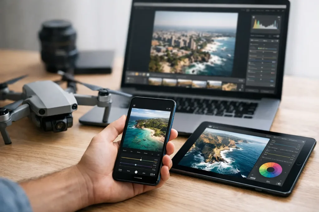 7 apps recomendadas para editar tus fotos aéreas