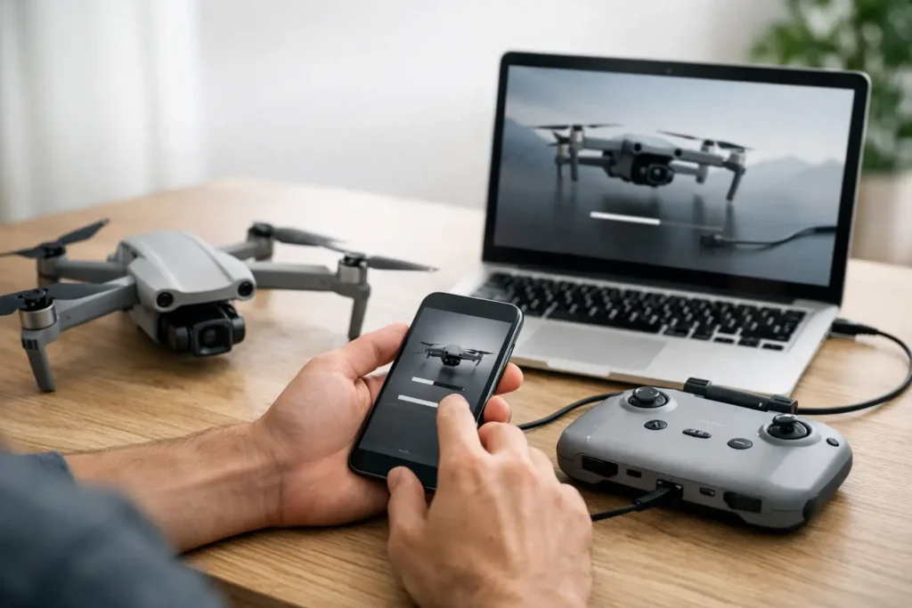 Cómo actualizar firmware DJI correctamente