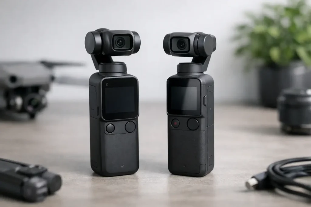 DJI Osmo Pocket 4 vs Pocket 3