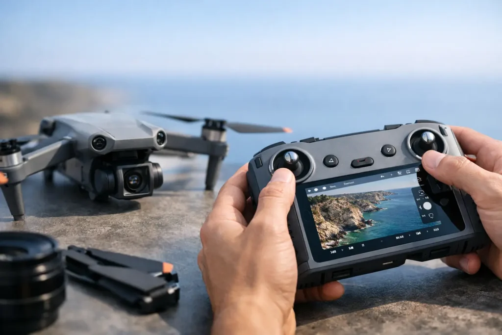 Guía para configurar cámaras drones DJI