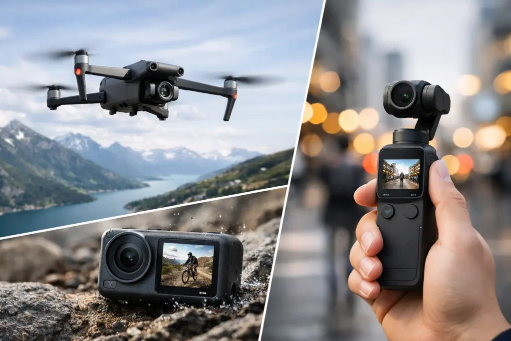 Las mejores cámaras DJI según el tipo de uso