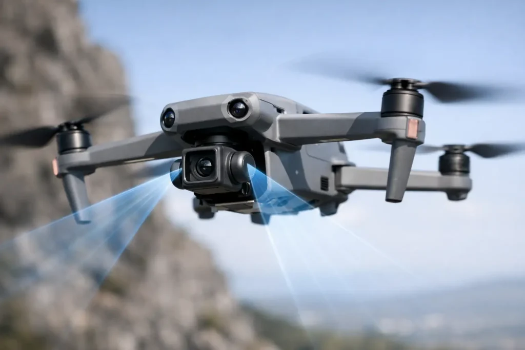Sensores anticolisión de tu dron DJI