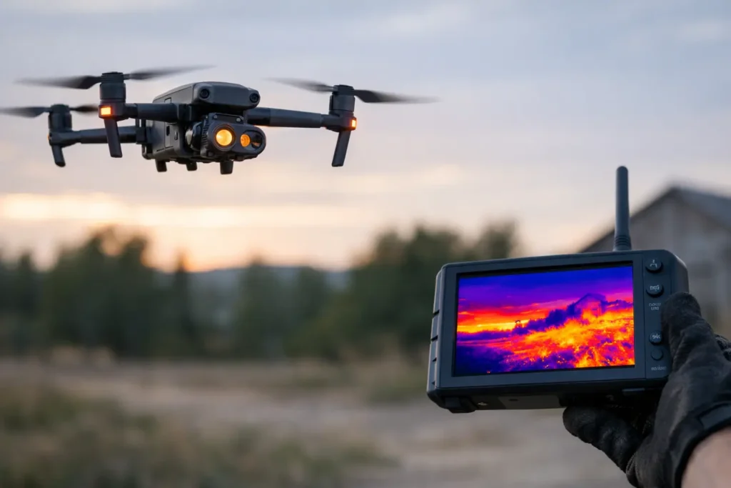 Conceptos básicos de los drones térmicos
