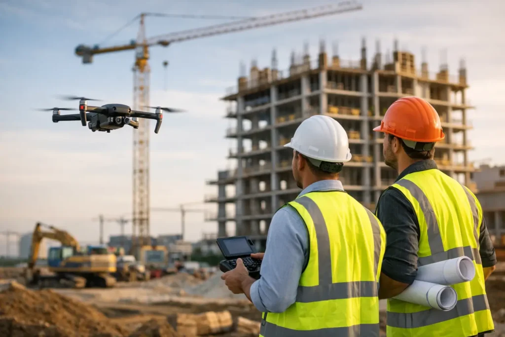 8 beneficios de drones para constructoras en obra