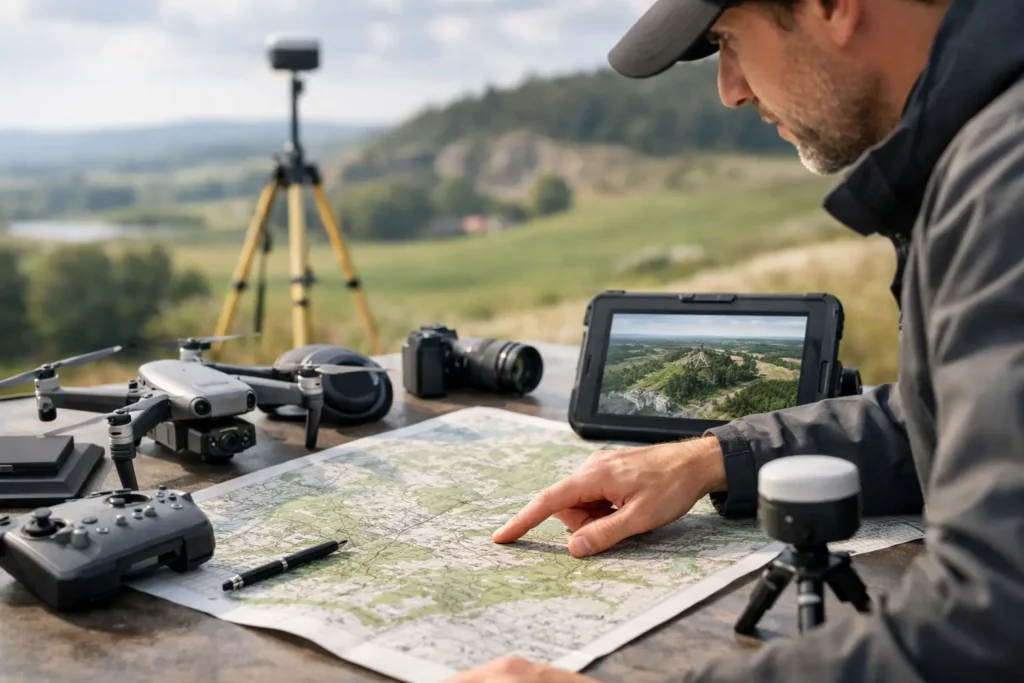 Cómo planificar una misión de fotogrametría