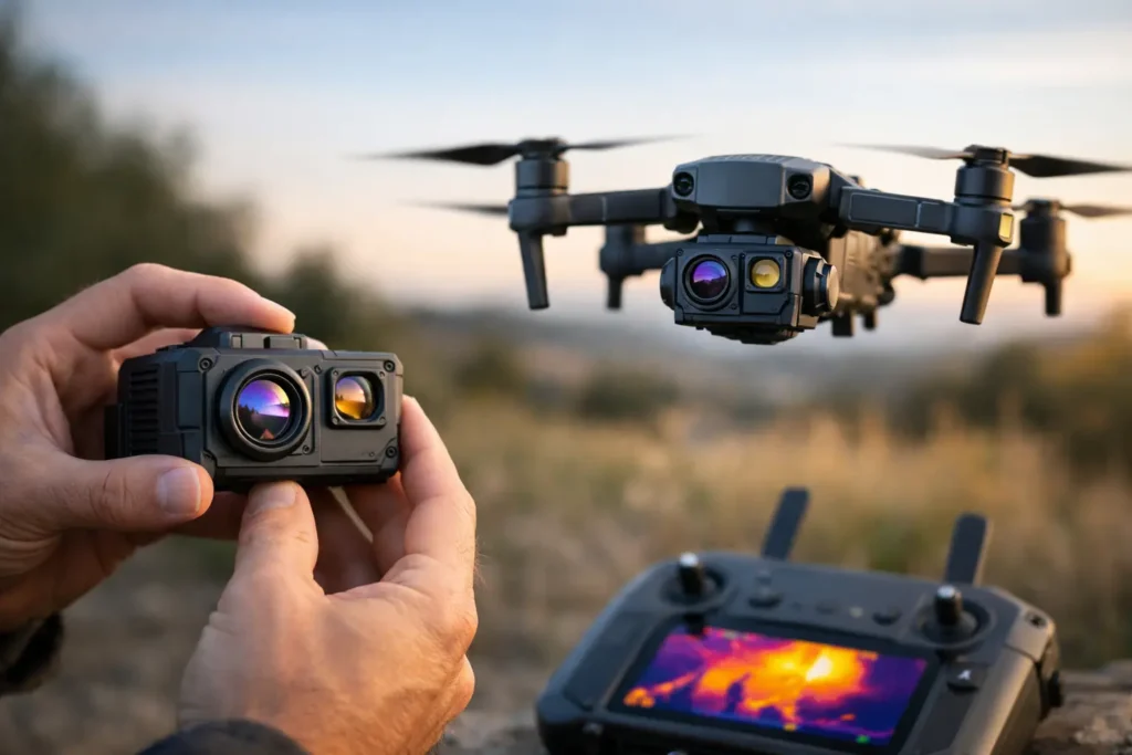 Cómo elegir una cámara térmica para dron