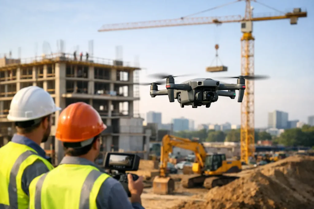 Drones DJI en monitoreo para tu construcción