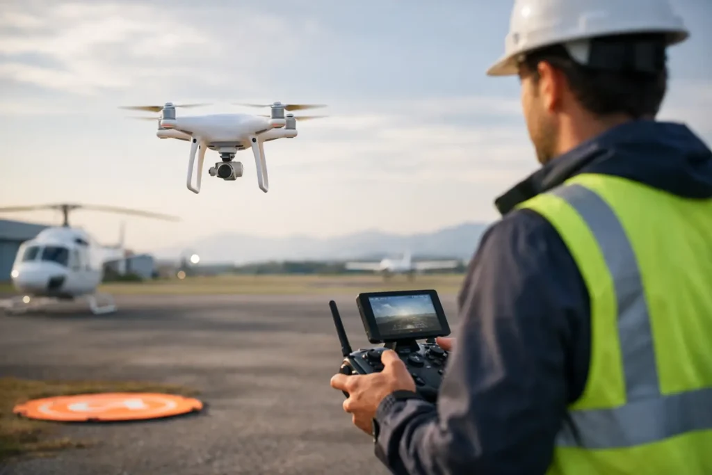 Seguridad operacional con drones para volar seguro