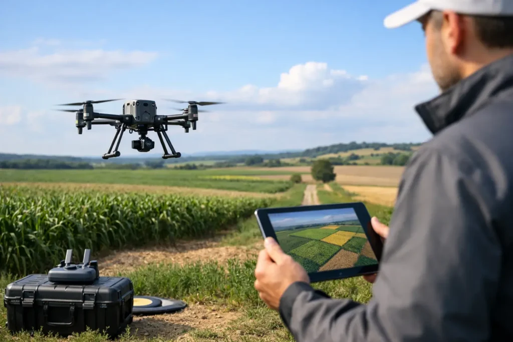 Mapeo agrícola profesional con drones DJI