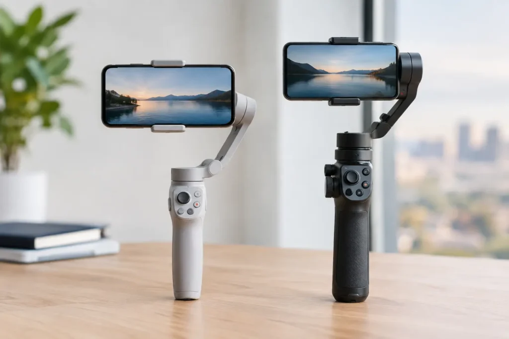 Osmo Mobile versus gimbal: ¿cuál elegir?